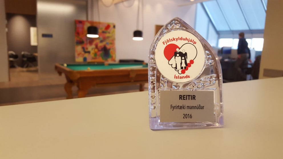 Reitir hlutu viðurkenningu sem Fyrirtæki mannúðar 2016